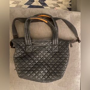 MZ Wallace black medium Sutton with crossbody strap